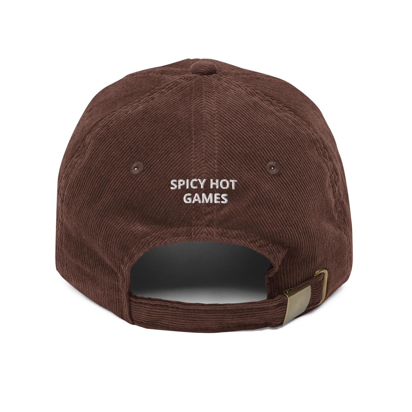 Spicy Hot Vintage Corduroy Embroidered Cap