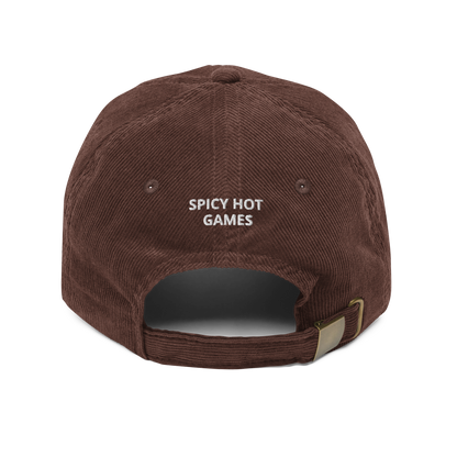 Spicy Hot Vintage Corduroy Embroidered Cap