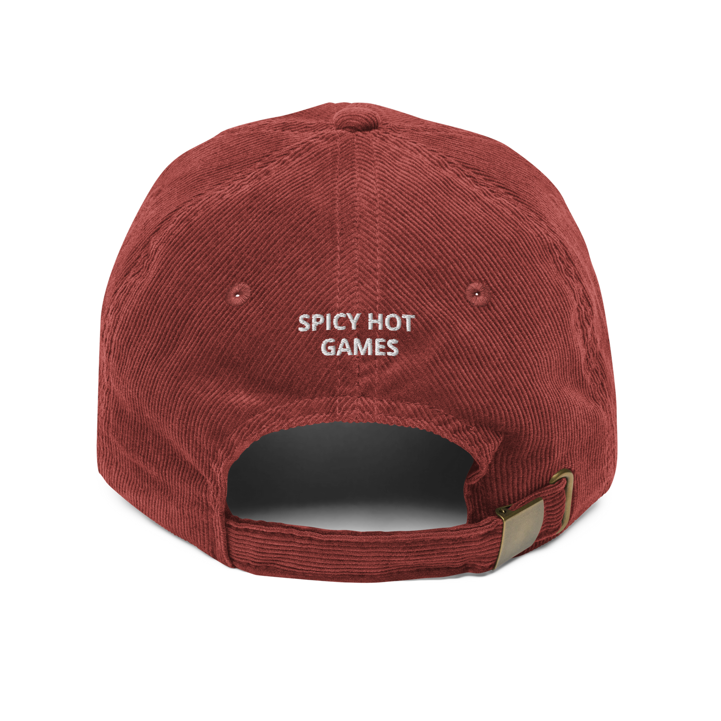 Spicy Hot Vintage Corduroy Embroidered Cap