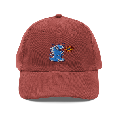 Spicy Hot Vintage Corduroy Embroidered Cap