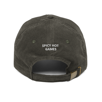 Spicy Hot Vintage Corduroy Embroidered Cap